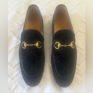 Black Velvet GG Jordan Loafer